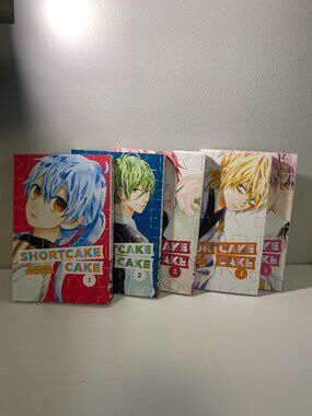 Shortcake Cake Manga Set Vol 1- Vol. 5 EUC